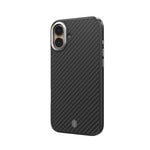 Apple iPhone 16 Kılıf Wiwu DCC-205 M-safe Şarj Özellikli Aramid Fiber Tasarım Kapak