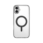 Apple iPhone 16 Kılıf Wiwu MCC-201 iShield Ultra Serisi M-safe Şarj Özellikli Standlı Crystal Sert PC Kapak