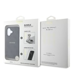 Apple iPhone 16 Plus Guess Orjinal Lisanslı Kılıf + Ekran Koruyucu + Lens Koruyucu 3in1 Aksesuar Seti