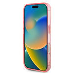Apple iPhone 16 Plus Kılıf Guess Orjinal Lisanslı M-safe Şarj Özellikli IML Baskılı Yazı Logolu Flower Tonal Circle Kapak