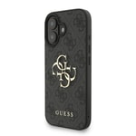 Apple iPhone 16 Plus Kılıf Guess Orjinal Lisanslı PU Deri Bilek Askı İpli Metal Büyük 4G ve Yazı Logolu Kapak