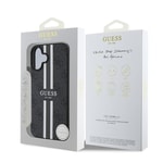 Apple iPhone 16 Plus Kılıf Guess Orjinal Lisanslı M-safe Şarj Özellikli 4G Şerit Tasarımlı Printed Kapak
