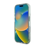 Apple iPhone 16 Plus Kılıf Guess Orjinal Lisanslı M-safe Şarj Özellikli IML Baskılı Çiçek İnci Bileklikli Kapak