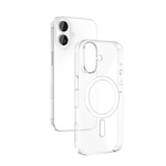 Apple iPhone 16 Plus Kılıf IC Çipli Zore Wireless Şarj Özellikli Şeffaf Orjin Kapak