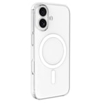 Apple iPhone 16 Plus Kılıf IC Çipli Zore Wireless Şarj Özellikli Şeffaf Orjin Kapak