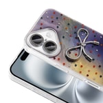 Apple iPhone 16 Plus Kılıf Kamera Korumalı Figürlü Zore Ponti Silikon Kapak