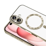 Apple iPhone 16 Plus Kılıf Kamera Korumalı M-safe Wireless Şarj Özellikli Zore Demre Kapak