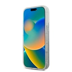 Apple iPhone 16 Plus Kılıf Karl Lagerfeld Orjinal Lisanslı M-safe Şarj Özellikli Sıvılı Simli K&C Heads Kapak