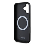 Apple iPhone 16 Plus Kılıf Lacoste Orjinal Lisanslı M-safe Şarj Özellikli Mono Vintage Logo Kapak
