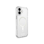 Apple iPhone 16 Plus Kılıf M-safe Şarj Özellikli Şeffaf Airbag Tasarımlı Skinarma Saido Nightglow Kapak