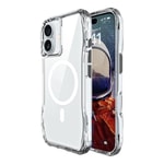 Apple iPhone 16 Plus Kılıf M-safe Şarj Özellikli Airbagli Şeffaf Zore İncek Kapak