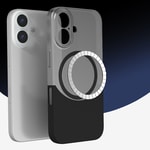 Apple iPhone 16 Plus Kılıf M-Safe Şarj Özellikli Mıknatıslı Zore Duble Kapak