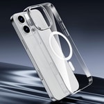 Apple iPhone 16 Plus Kılıf M-safe Şarj Özellikli Wiwu YXK-207 Invisible Pro Sert PC Kapak