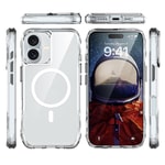 Apple iPhone 16 Plus Kılıf M-safe Şarj Özellikli Airbagli Şeffaf Zore İncek Kapak