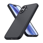 Apple iPhone 16 Plus Kılıf M-safe Şarj Özellikli Karbon Fiber Tasarımlı Zore Elnino Kapak