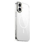 Apple iPhone 16 Plus Kılıf M-safe Şarj Özellikli Şeffaf Cam Arka Yüzey Zore G-Glass Kapak