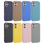 Apple iPhone 16 Plus Kılıf M-safe Şarj Özellikli Sıvı Teknolojili Silinebilir Sert Zore Kivi Kapak
