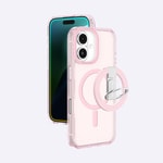 Apple iPhone 16 Plus Kılıf M-safe Şarj Özellikli Yüzük Standlı Amazingthing Titan Pro Serisi Kapak