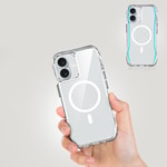 Apple iPhone 16 Plus Kılıf M-safe Şarj Özellikli Airbagli Şeffaf Zore İncek Kapak