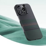 Apple iPhone 16 Plus Kılıf M-safe Şarj Özellikli Karbon Fiber Tasarımlı Benks Aurora ArmorAir Kevlar Kapak