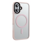 Apple iPhone 16 Plus Kılıf Mat Arka Yüzey Wireless Şarj Özellikli Zore Flet M-safe Kapak