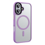 Apple iPhone 16 Plus Kılıf Mat Arka Yüzey Wireless Şarj Özellikli Zore Flet M-safe Kapak