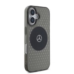 Apple iPhone 16 Plus Kılıf Mercedes Benz Orjinal Lisanslı M-safe Şarj Özellikli Yıldız Desenli Transparan Kapak
