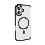 Apple iPhone 16 Plus Kılıf Wireless Şarj Özellikli Zore Krom M-safe Silikon Kapak