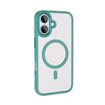 Apple iPhone 16 Plus Kılıf Wireless Şarj Özellikli Zore Krom M-safe Silikon Kapak