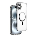 Apple iPhone 16 Plus Kılıf Wiwu MCC-101 iShield Pro Serisi M-safe Şarj Özellikli Crystal Sert PC Kapak