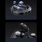 Apple iPhone 16 Pro Benks Parlama Önleyici Glass Warrior Metal Kamera Lens Koruyucu