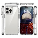 Apple iPhone 16 Pro Kılıf Airbagli Şeffaf Zore İncek Kapak