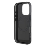 Apple iPhone 16 Pro Kılıf AMG Orjinal Lisanslı M-safe Şarj Özellikli Çift Katmanlı Kırmızı Çapraz Çizgili Kapak