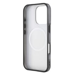 Apple iPhone 16 Pro Kılıf AMG Orjinal Lisanslı M-safe Şarj Özellikli IML Baskı Logolu Çift Katmanlı Bow Lines Kapak