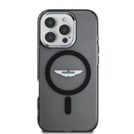 Apple iPhone 16 Pro Kılıf Aston Martin Orjinal Lisanslı M-safe Şarj Özellikli IML Baskı Logolu Buzlu Kapak
