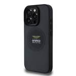 Apple iPhone 16 Pro Kılıf Aston Martin Orjinal Lisanslı M-safe Şarj Özellikli Aluminyum Arka Yüzeyli Formula One Team Baskılı Kapak