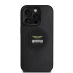 Apple iPhone 16 Pro Kılıf Aston Martin Orjinal Lisanslı M-safe Şarj Özellikli Aluminyum Arka Yüzeyli Formula One Team Baskılı Kapak