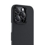 Apple iPhone 16 Pro Kılıf Benks M-safe Şarj Özellikli Metal Kamera Çerçeveli Magnetik ArmorAir 600D Kevlar Fiber Kapak