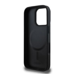 Apple iPhone 16 Pro Kılıf DKNY Orjinal Lisanslı M-safe Şarj Özellikli Metal Logolu PU Deri Plain Kapak