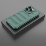 Apple iPhone 16 Pro Kılıf Esnek TPU Oyuklu Arka Yüzey Tasarımlı Zore Etnik Silikon Kapak