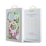 Apple iPhone 16 Pro Kılıf Guess Orjinal Lisanslı M-safe Şarj Özellikli IML Baskılı Jungle Ring Kapak