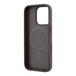 Apple iPhone 16 Pro Kılıf Guess Orjinal Lisanslı M-safe Kabartmalı 4G Desenli Yazı Logolu Kapak