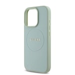 Apple iPhone 16 Pro Kılıf Guess Orjinal Lisanslı M-safe Şarj Özellikli Yazı Logolu Grained Kapak