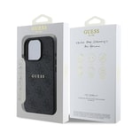 Apple iPhone 16 Pro Kılıf Guess Orjinal Lisanslı M-safe Şarj Özellikli 4G Desenli Yazı Logolu Kapak