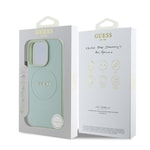 Apple iPhone 16 Pro Kılıf Guess Orjinal Lisanslı M-safe Şarj Özellikli Yazı Logolu Grained Kapak