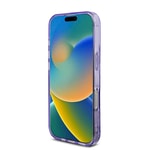 Apple iPhone 16 Pro Kılıf Guess Orjinal Lisanslı M-safe Şarj Özellikli IML Baskılı Çiçek İnci Bileklikli Kapak