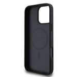 Apple iPhone 16 Pro Kılıf Guess Orjinal Lisanslı M-safe Şarj Özellikli Yazı Logolu Saffiano Classic Kapak