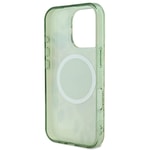 Apple iPhone 16 Pro Kılıf Guess Orjinal Lisanslı M-safe Şarj Özellikli Flower Tonal Circle Kapak