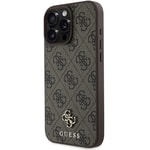 Apple iPhone 16 Pro Kılıf Guess Orjinal Lisanslı M-safe Şarj Özellikli Small 4G Classic Kapak