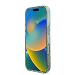 Apple iPhone 16 Pro Kılıf Guess Orjinal Lisanslı M-safe Şarj Özellikli IML Baskılı Çiçek İnci Bileklikli Kapak